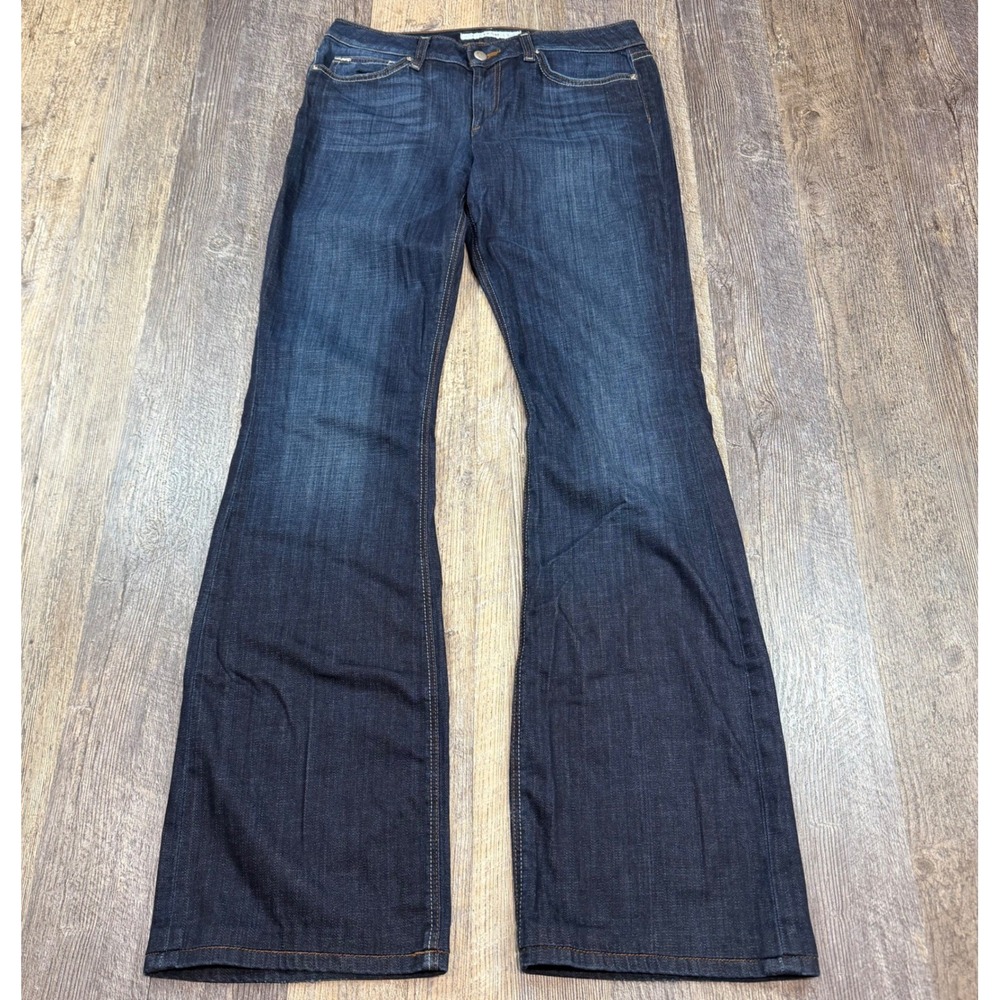 Joes Jeans Honey Flare Leg Jeans Womens 30 Dark Wash Curvy Fit Stretch Denim